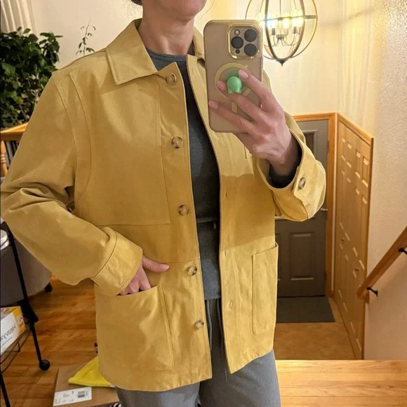 Zara 100% SUEDE LEATHER JACKET - Picture 6 of 6